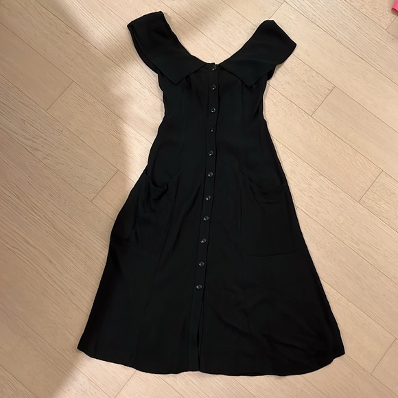 Reformation Off the Shoulder Midi Dress - Picture 3 of 13